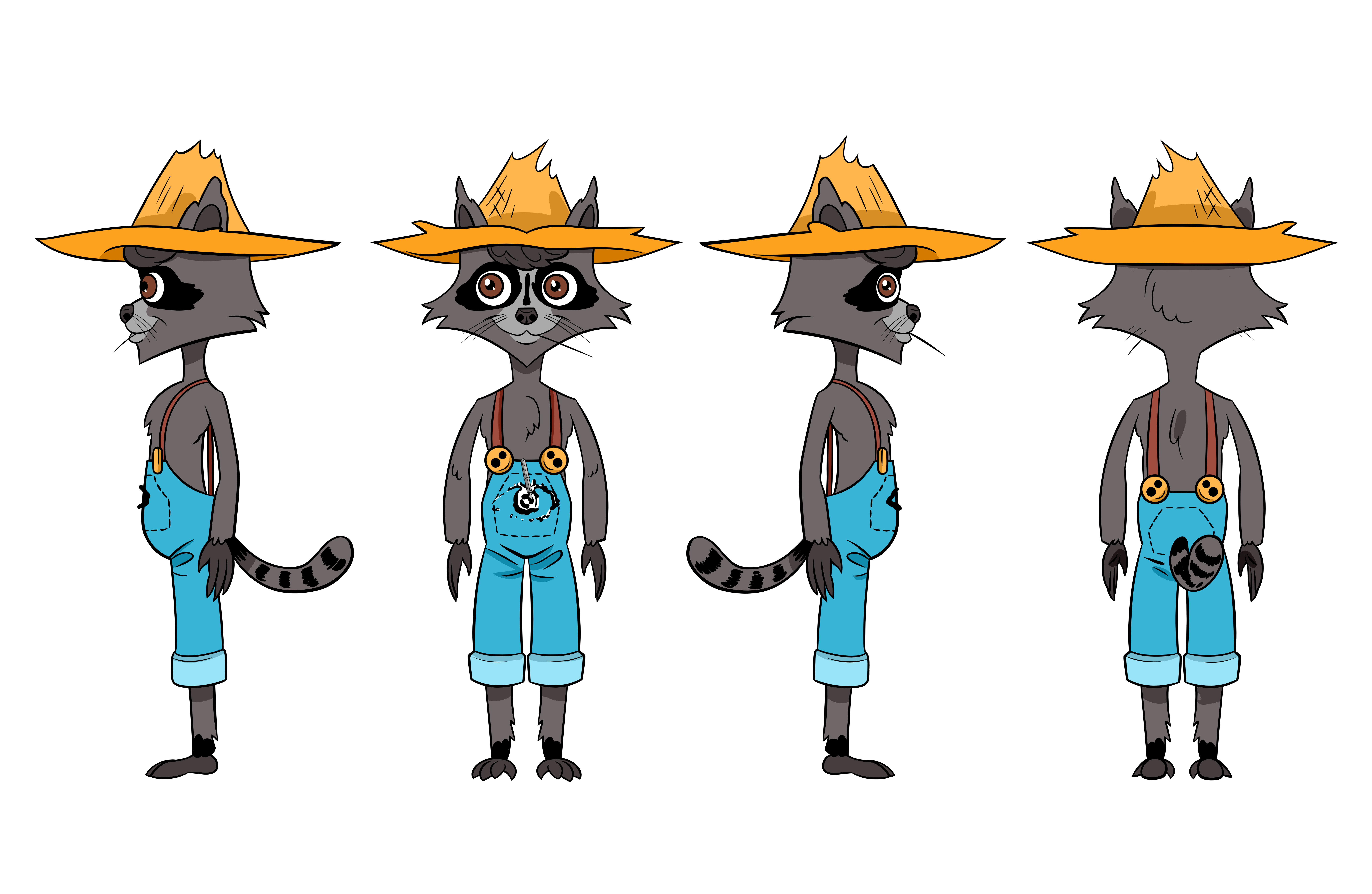 Stikie the raccoon character from The Cats and The Coons teaching emotional intelligence, peace, creativity, and mindfulness