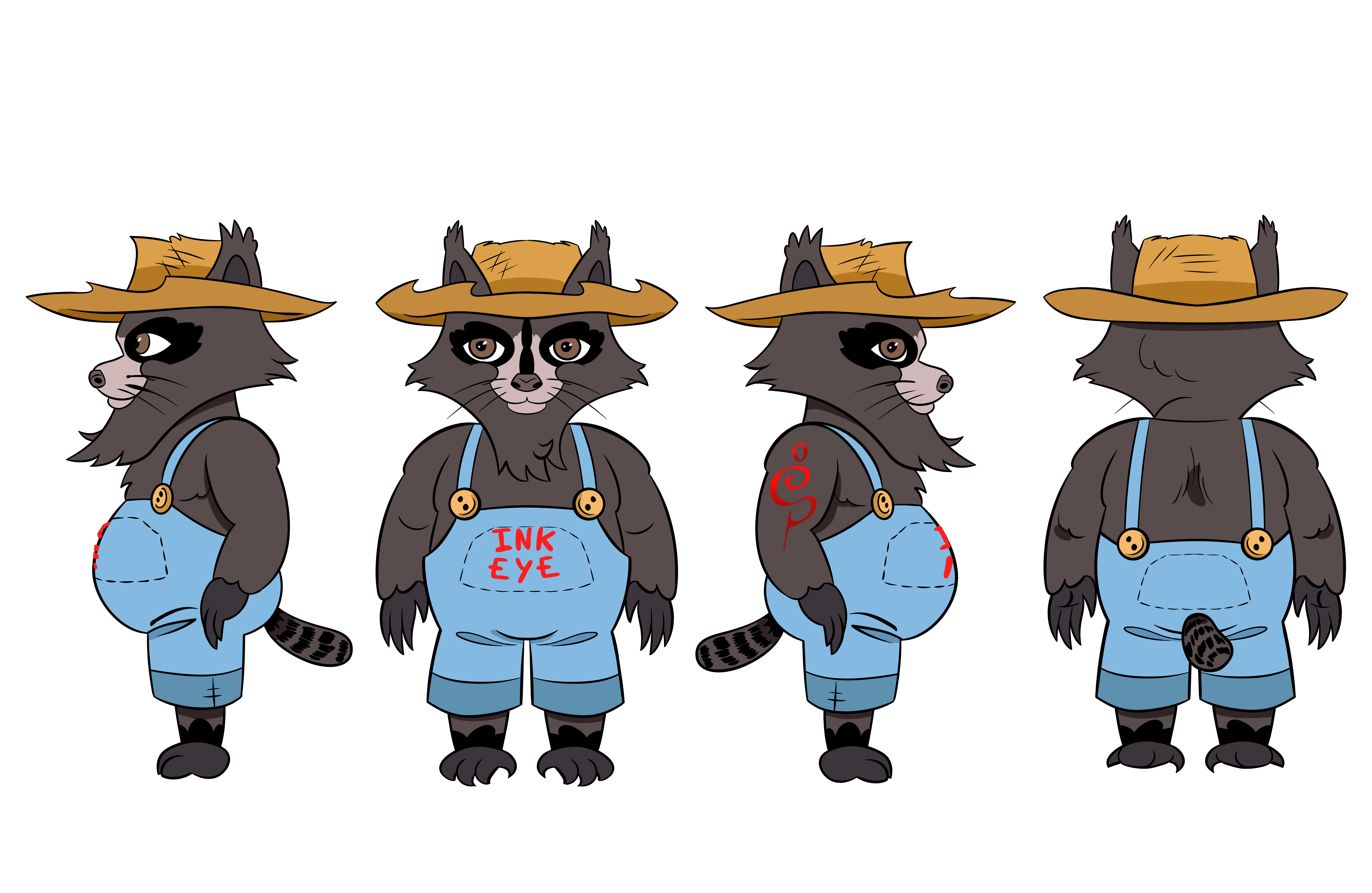 Tadpole the raccoon character from The Cats and The Coons teaching leadership, humility, family, and growth